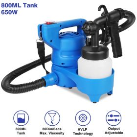 800ML Paint Spray Painter 650W Oil Primer Water Paint Sprayer Machine