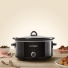 7-Quart Manual Slow Cooker, Black