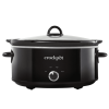 7-Quart Manual Slow Cooker, Black