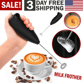 Electric Milk Frother Drink Foamer Whisk Mixer Stirrer Coffee Kitchen