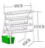 NFT Hydroponics System with 72 Holes Kits,Vertical Hydroponic Growing Systems PVC Tube Plant Vegetable