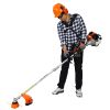 4 in 1 Multi-Functional Trimming Tool, 33CC 2-Cycle Garden Tool System with Gas Pole Saw, Hedge Trimmer, Grass Trimmer, and Brush Cutter EPA Compliant