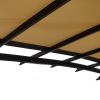 12x9 Ft Universal Outdoor Pergola Replacement Canopy Cover