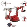 Apple Peeler Corer with Stainless Steel Blades and Powerful Suction Base