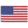 US Flag and Pole Aluminum 19.7'