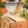 VEVOR Beehive Box Kit Bee Honey Hive 20 Frames 1 Deep 1 Medium Natural Fir Wood