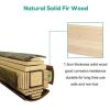 3 Tier Raised Garden Bed Kit Wooden Planter Box Heavy Duty Solid Fir Wood