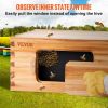 VEVOR Beehive Box Kit Bee Honey Hive 30 Frames 2 Deep 1 Medium Natural Fir Wood