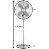 18 Inch Metal Adjustable Oscillating Pedestal Fan