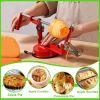 Apple Peeler Corer with Stainless Steel Blades and Powerful Suction Base