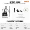 7-Cup 350W Food Processor Vegetable Chopper for Mixing Slicing Kneading