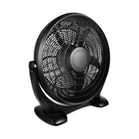 Home Commercial 20 Inch 3-Speed Plastic Floor Fans (Color: Brown)