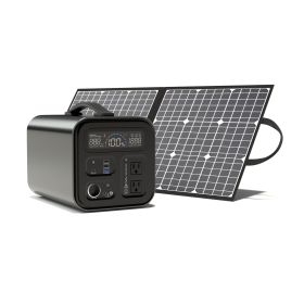 GOFORT Portable Power Station;  1100Wh Solar Generator With 1200W (Peak 2000W) AC Outlets;   Backup Power Lithium Battery Pack (Capacity: White)