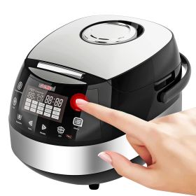 5 Core Asian Rice Cooker • Large Rice Maker • w 15 Preset • Large Touch Screen • Nonstick Inner Pot • 21 Cups Capacity - RC 0502 (Color: As Picture)