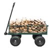 Wagon Cart Garden cart trucks make it easier to transport firewood