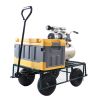 Wagon Cart Garden cart trucks make it easier to transport firewood